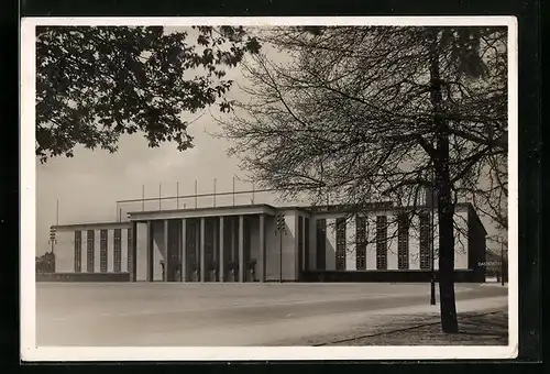 AK Berlin, Blick auf die Deutschlandhalle