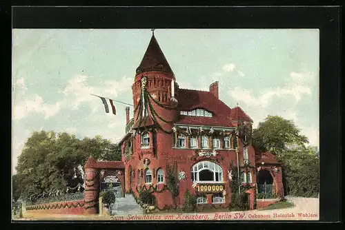AK Berlin-Kreuzberg, Gasthaus Zum Schultheiss