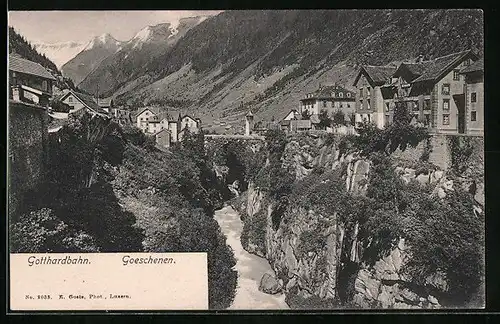 AK Goeschenen, Partie am Fluss