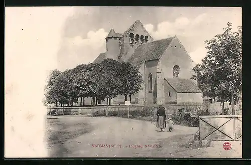 AK Vaumas, L'Eglise, XVe siecle