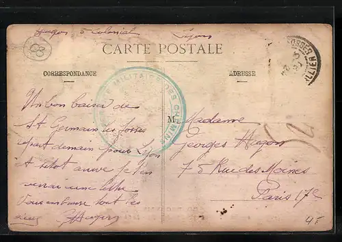 AK Saint-Germain-des-Fossés, Le Champ de Foire