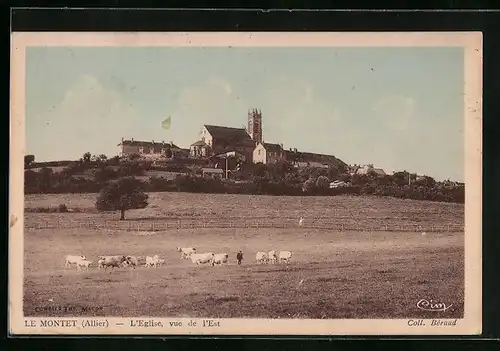 AK Montet, L'Eglise, vue de l'Est