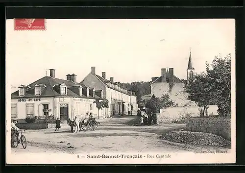 AK Saint-Bonnet-Troncais, Rue Centrale