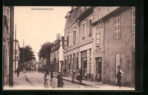 AK Varennes-sur-Allier, Hotel des Postes