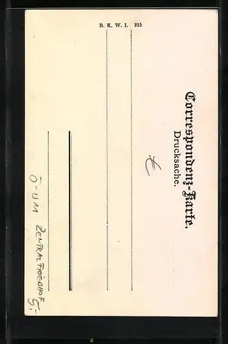 AK Wien, Anzengruber-Grabdenkmal auf dem Zentralfriedhof