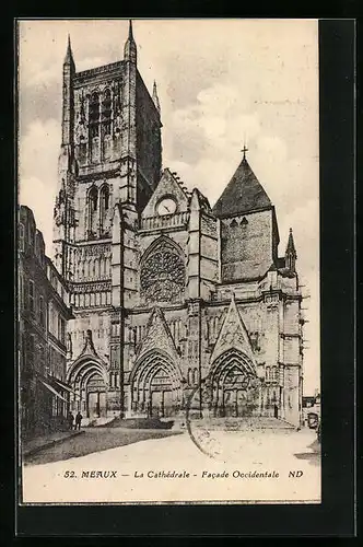 AK Meaux, La Cathedrale
