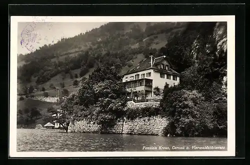 AK Gersau a. Vierwaldstättersee, Pension Kreuz