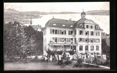 AK Horgen, Evangelisches Töchterinstitut, Gesamtansicht