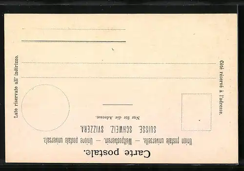 AK Appenzell, Strassenpartie mit Geschäften