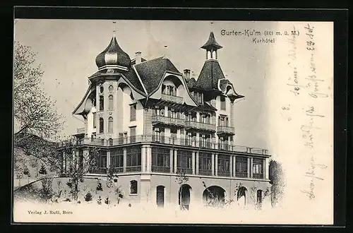 AK Gurten-Kulm, Ansicht des Kurhotels