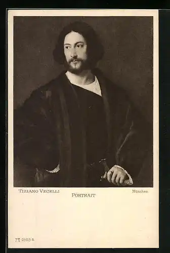 AK Portrait von Tiziano Vecelli
