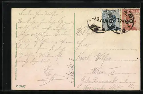 AK Gries-Bozen, Partie an der Erzherzog Heinrich Promenade