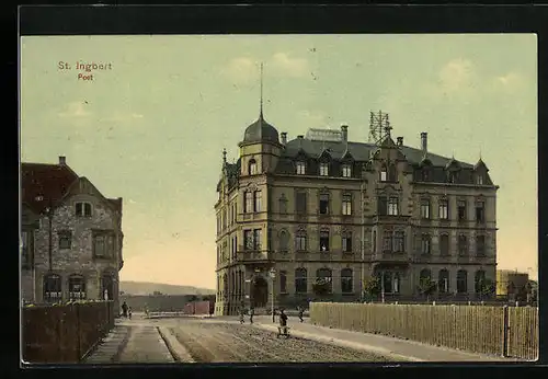 AK St. Ingbert, Strassepartie an der Post