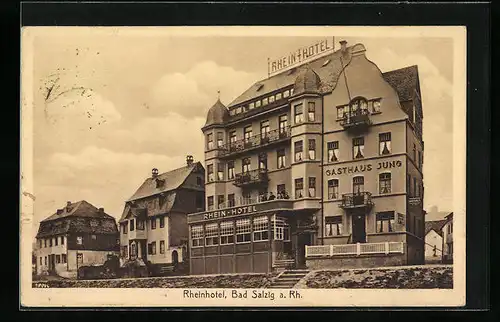 AK Bad Salzig a. Rh., Rheinhotel