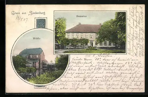 AK Siedenburg, Mühle, Domaine