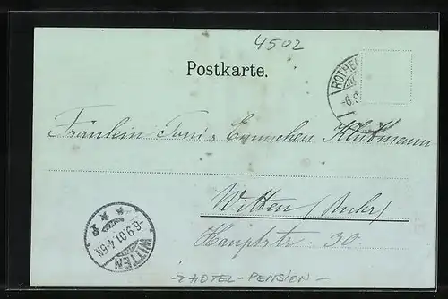 AK Rothenfelde, Hotel-Pension Villa Augusta