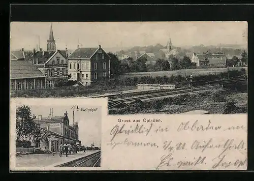 AK Opladen, Bahnhof von der Gleisseite