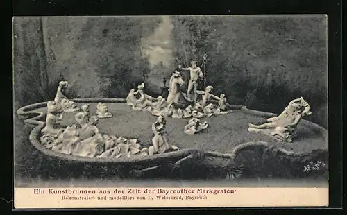 AK Bayreuth i. B., Kunstbrunnen aus der Zeit der Markgrafen