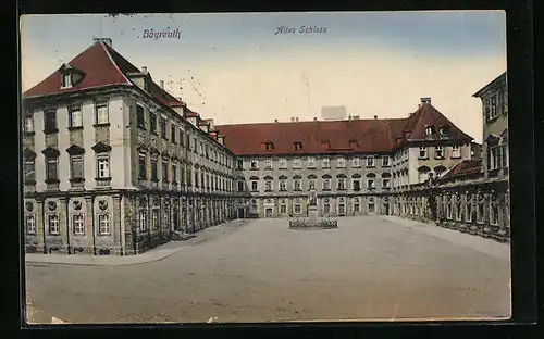 AK Bayreuth i. B., Innenhof des Alten Schlosses