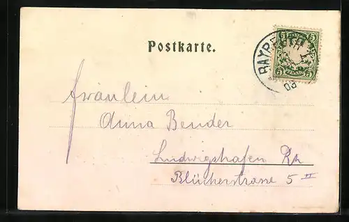 AK Bayreuth i. B., Panoramaansicht zur Stadt