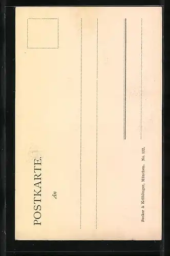 AK München, am Brunnenbuberl