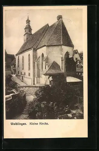 AK Waiblingen, an der kleinen Kirche