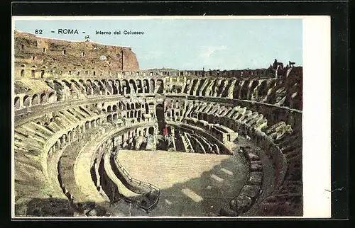 AK Roma, Interno del Colosseo