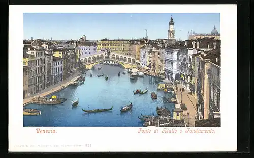 AK Venezia, Ponte di Rialto e Fondamente