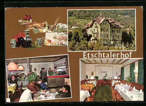 AK Forst, der Gasthof Eschtalerhof, Aussenansicht, Speiseraum