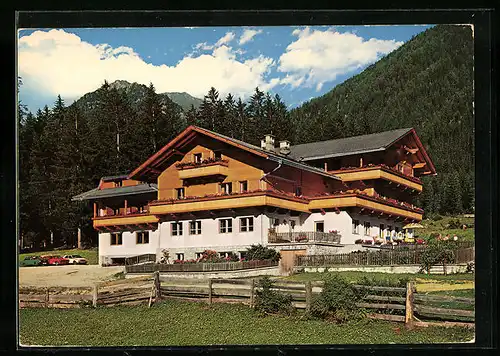 AK St. Martin im Gsiesertal, Blick auf das Hotel Waldruhe