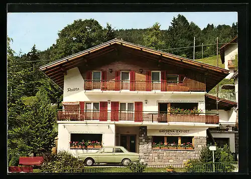 AK Ortisei - St. Ulrich, Garni Raieta in der Reziastrasse 337