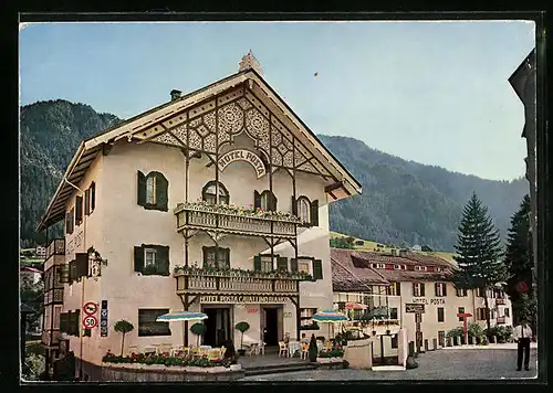 AK Ortisei - St. Ulrich, Hotel Posta Cavallino Bianco