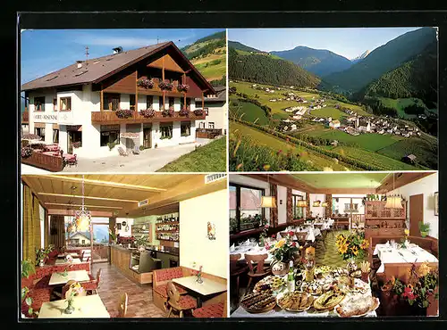 AK Lüsen, Restaurant Hotel Rosental, Talpanorama in Südtirol, im Gastraum