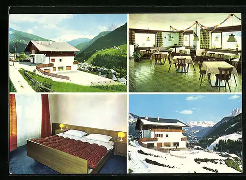 AK St. Ulrich, Haus Johann Nino Bergmeister, Dolomitenblick, Gästezimmer, Gastraum