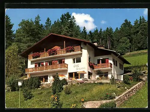 AK Ortisei - St. Ulrich, vor dem Cafe Solaria Garni