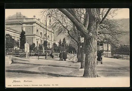 AK Meran, Anlagen vor dem Kurhaus