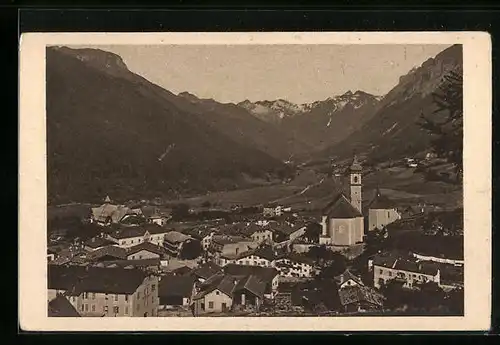 AK Gossensass am Brenner, Generalansicht mit Blick auf die Kirche