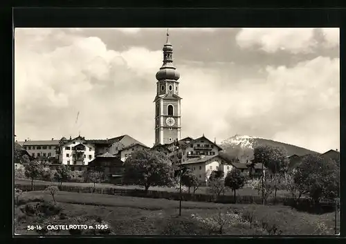 AK Castelrotto, Blick zur Kirche im Ort