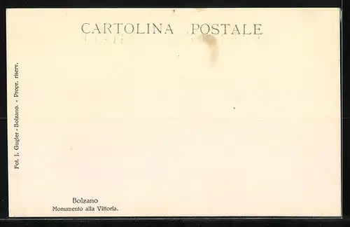 AK Bolzano, Monumento alla Vittoria
