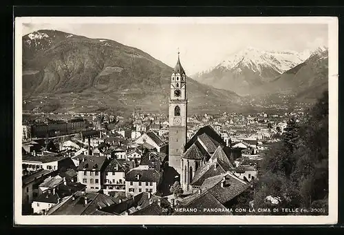 AK Merano, Panorama con la Cima di Telle