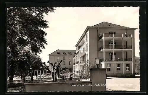 AK Bad Münster am Stein, das Sanatorium der LVA