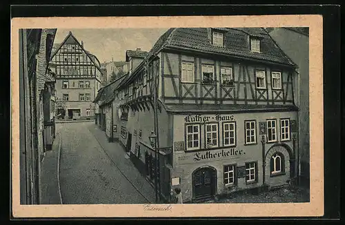 AK Eisenach, der Lutherkeller im Luther-Haus