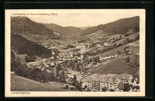 AK Nippenburg, Schlossberg mit der Ruine