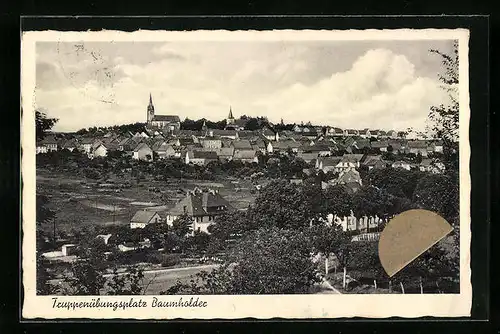 AK Baumholder, Blick auf den Truppenübungsplatz und den Ort