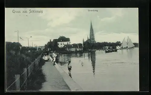 AK Schleswig, Blick zum St. Petri Dom