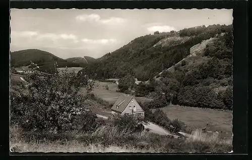 AK Liesen im Hochsauerland, an der Pension Liesetal