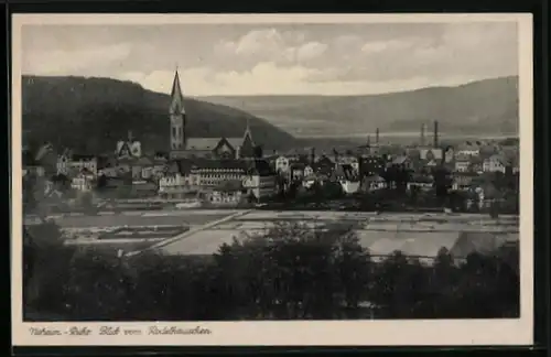 AK Neheim a. Ruhr, Ortstotale vom Rodelhäuschen aus gesehen