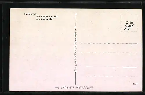 AK Helmstedt, vor dem Kurtheater