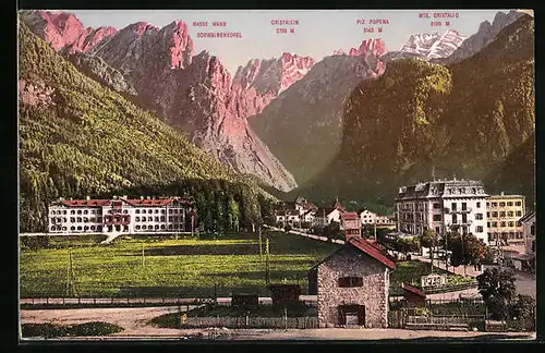 AK Neu - Toblach, Ansicht gegen das Ampezzotal