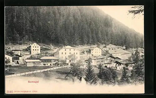 AK Gomagoi, Ortstotale im Tal